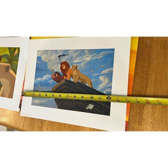 Disney The Lion King Lithograph Set of 4 Prints - Picture 7 of 7
